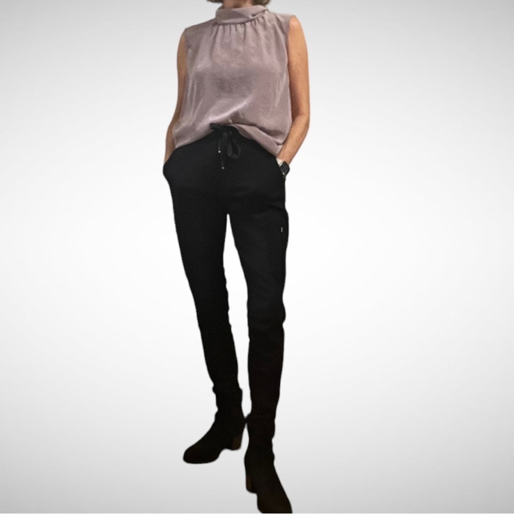 Luisa Cerano Mauve Silk Sleeveless Blouse